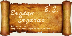 Bogdan Ergarac vizit kartica
